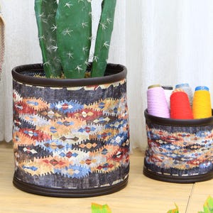 Indoor planters, Cool Basket  Bedroom Organizer, Basket Plant Pot, Handmade Basket, Eclectic Gift Box, Woven Basket, Plant Holder Basket,