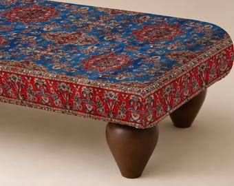 vintage opstapje, woondecoratie, functionele kruk, handige poef, stijlvolle opstapje, draagbare poef, zittend opstapje,