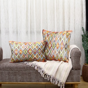 Home Decor Pillow, Vintage Printed Pillow, Rug Pillow, Indoor Pillow, Couch Case, Boho Cushion, Kilim Pillow, Turkish Pillow, Pillow Cover,