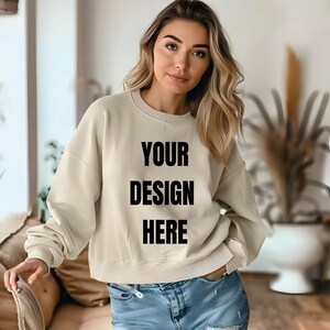 Mockup, Gildan 1800, Sweatshirt Mockup, Apparel Mockup, Streetwear Mockup, Modern Sweatshirt Mockup, Mockup Sweatshirt, Fashion Mockup