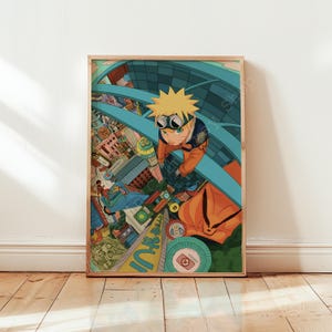 Shonen Manga Poster - Geschenkideen, Shonen Manga Geschenk, Anime Kunstdruck, Japanisches Kunstwerk, Anime Art Print, Manga Poster