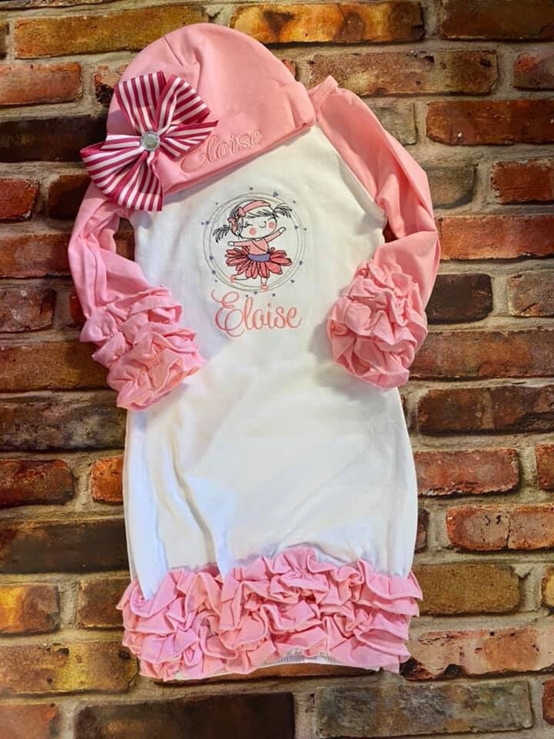 Baby Layette Gown Baby Gown Baby Girl Coming Home Outfit Etsy