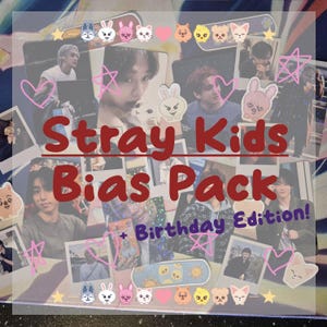Stray Kids Fanmade Bias Pack - Custom Photocards, Stickers, and More!