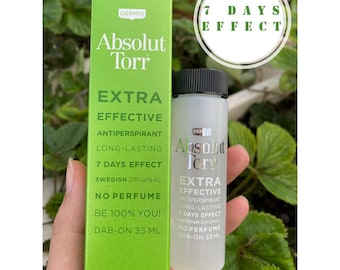 Deodorant Absolut Torr Extra Effective Antiperspirant Dab-On Dermix Anti-perspirant Long Lasting 7 DAYS EFFECT no perfume - 35ml