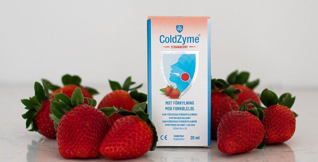 Coldzyme Strawberry (viruprotect) Original 20ml, Mouth Spray, Anti-cold ...