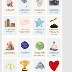 Positive Affirmation Cards for Kids & Dads, Parents | Mindfulness and Self-Love Printables | Instant Download/Digital Self-Esteem Cards