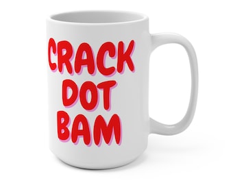 Crack Dot Bam Mahjong Mug – Funny Game Night Coffee Cup