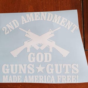 2nd Amendment Decal