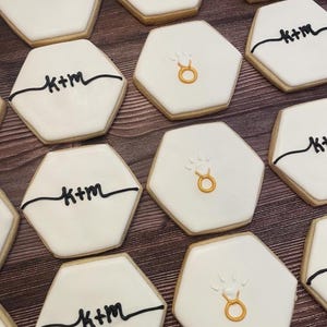 Bridal Shower or Engagement cookies