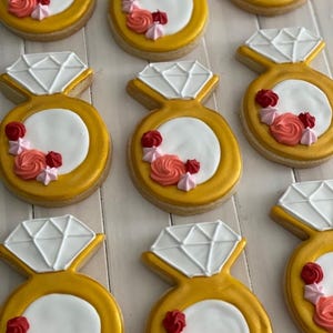 Bridal Shower or Engagement cookies