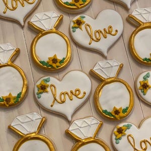 Bridal Shower or Engagement cookies