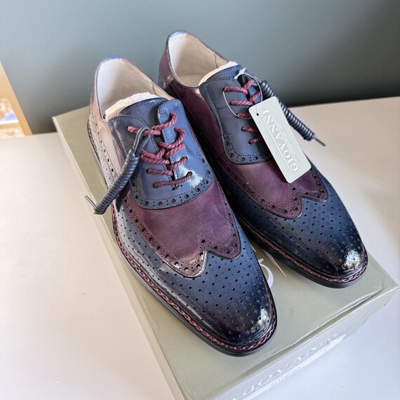 NUOVE scarpe eleganti da uomo Giovanni Rio con punta a coda di