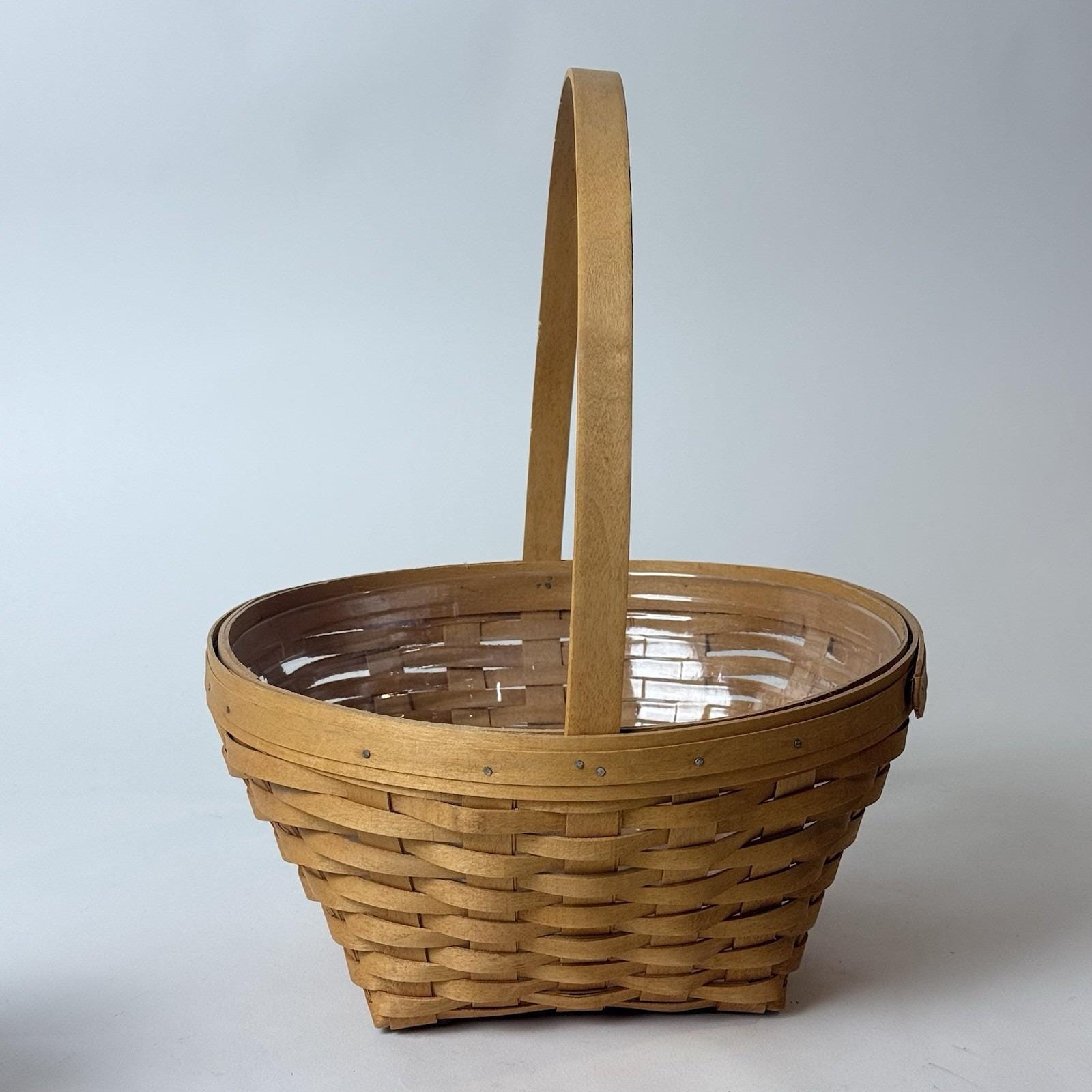 希少なビンテージ Longaberger 11.5インチ 大型ラウンド ギャザリング
