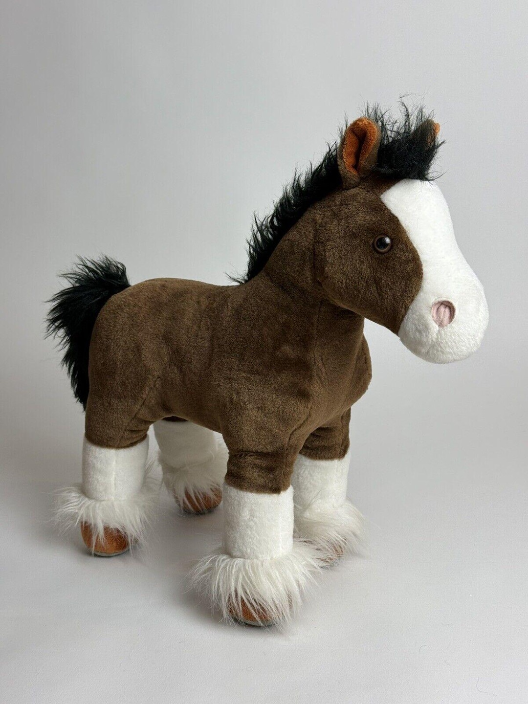 Horse Clydesdale Plush Stuffed Animal Toy by Wild Republic 12”