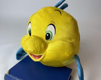 Disney Princess The Little Mermaid Soft 13" Flounder