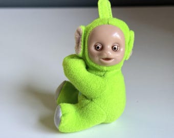 Vtg Teletubbies Dipsy Keychain Pencil Topper Green McDonalds Backpack Clip T38 {pre-owned}