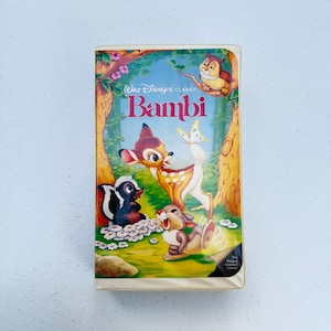 Rare Vintage Walt Disney Black Diamond Bambi BETAMAX (Not VHS) Beta Max {pre-owned}