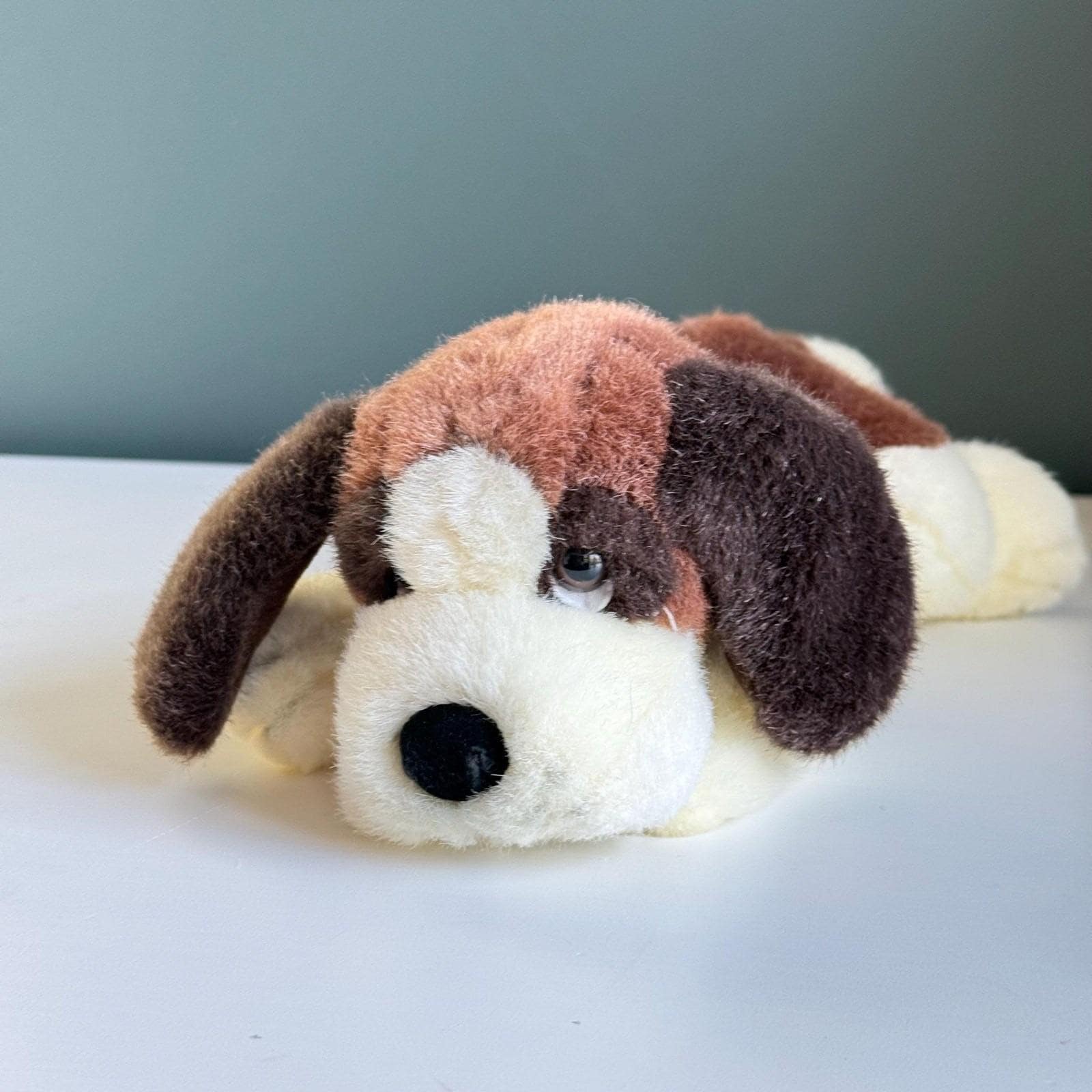 Adorable Large Russ Berrie Saint Bernard Dog Barrels Stuffed