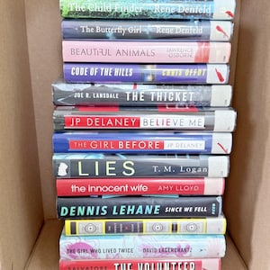 Lot of 13 Women’s Mystery Thriller Fiction Hardcover Books Delaney Denfield L122 {pre-owned}