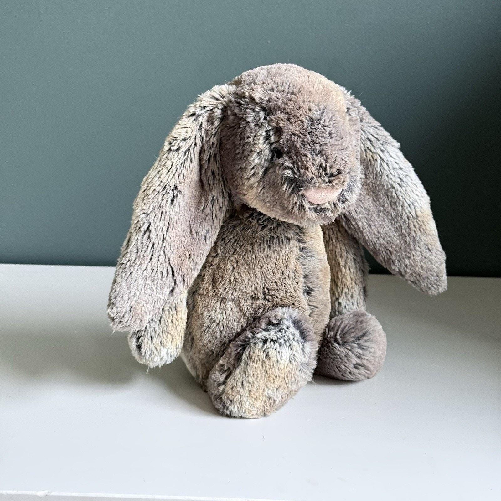 Jellycat Bashful Woodland Bunny Medium Plush 12” Brown Stuffed