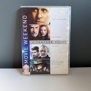 Movie Weekend 4 Feature Films Dvd Sean Connery Michael Douglas {pre-owned}