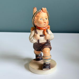 Vintage Goebel Hummel W. Germany &#39;School Boy&#39; Backpack Boy Figurine 82 2/0 C1