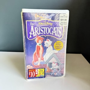 De Aristocats VHS Walt Disney Masterpiece-collectie: gloednieuwe verzegelde T34