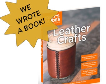 Leather Crafts - How-to Book - 20 DIY Leather Projects - Signed by the Authors