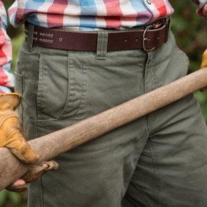 Cribbage Board Belt - The &quot;Cribbelt&quot; - Leather Travel Cribbage Belt