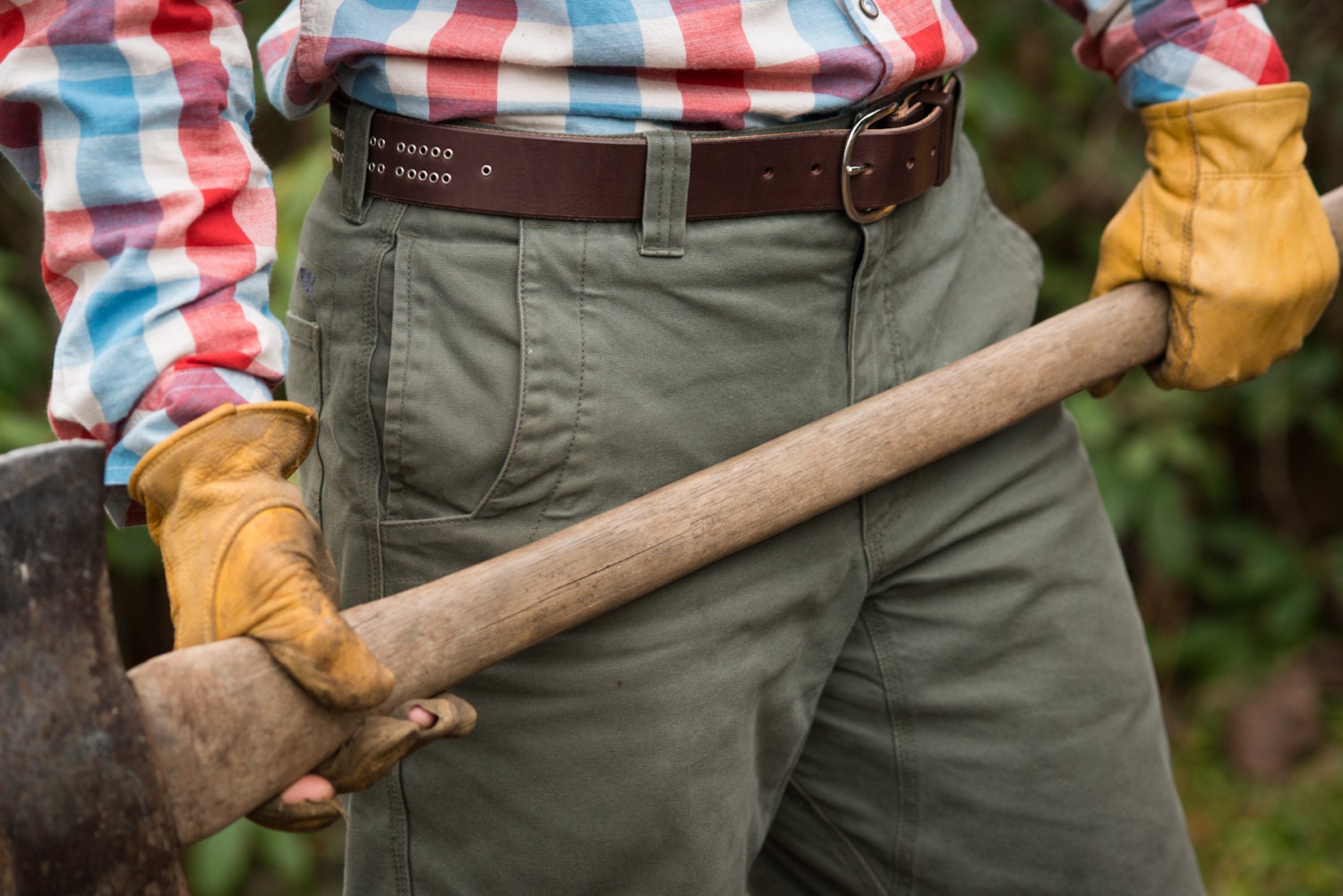 Walnut dress shop belt