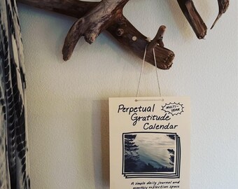 Calendario de Gratitud Perpetua (Descarga Digital) - Diario de Gratitud Diario, Arte Dibujado a Mano