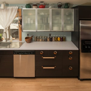 Tirador del cajón de cuero El Fremont | Etsy