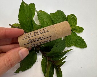 Bálsamo labial de cera de abejas natural y bálsamo reparador para la piel - Barra biodegradable