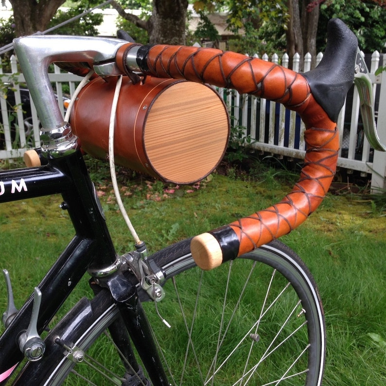 Bicycle Handlebar Bag The Barrel Bag Bicycle Bag Etsy