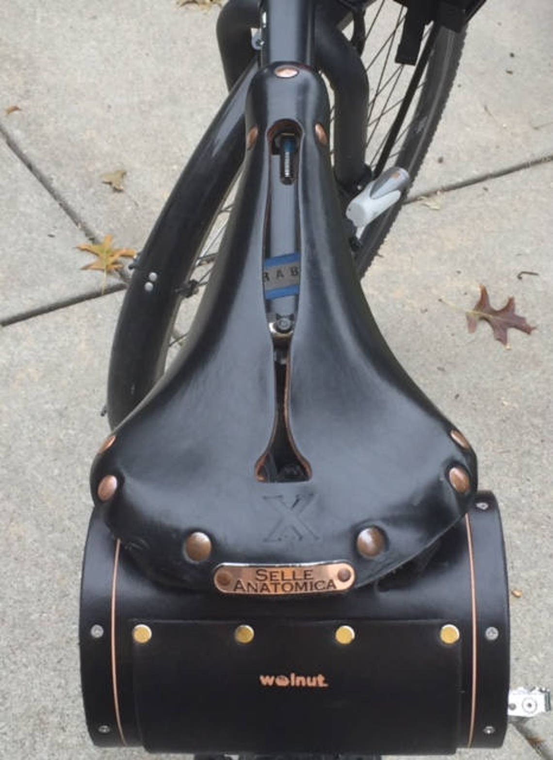 Bicycle Saddle Bag The Barrel Bag Bicycle Bag Etsy