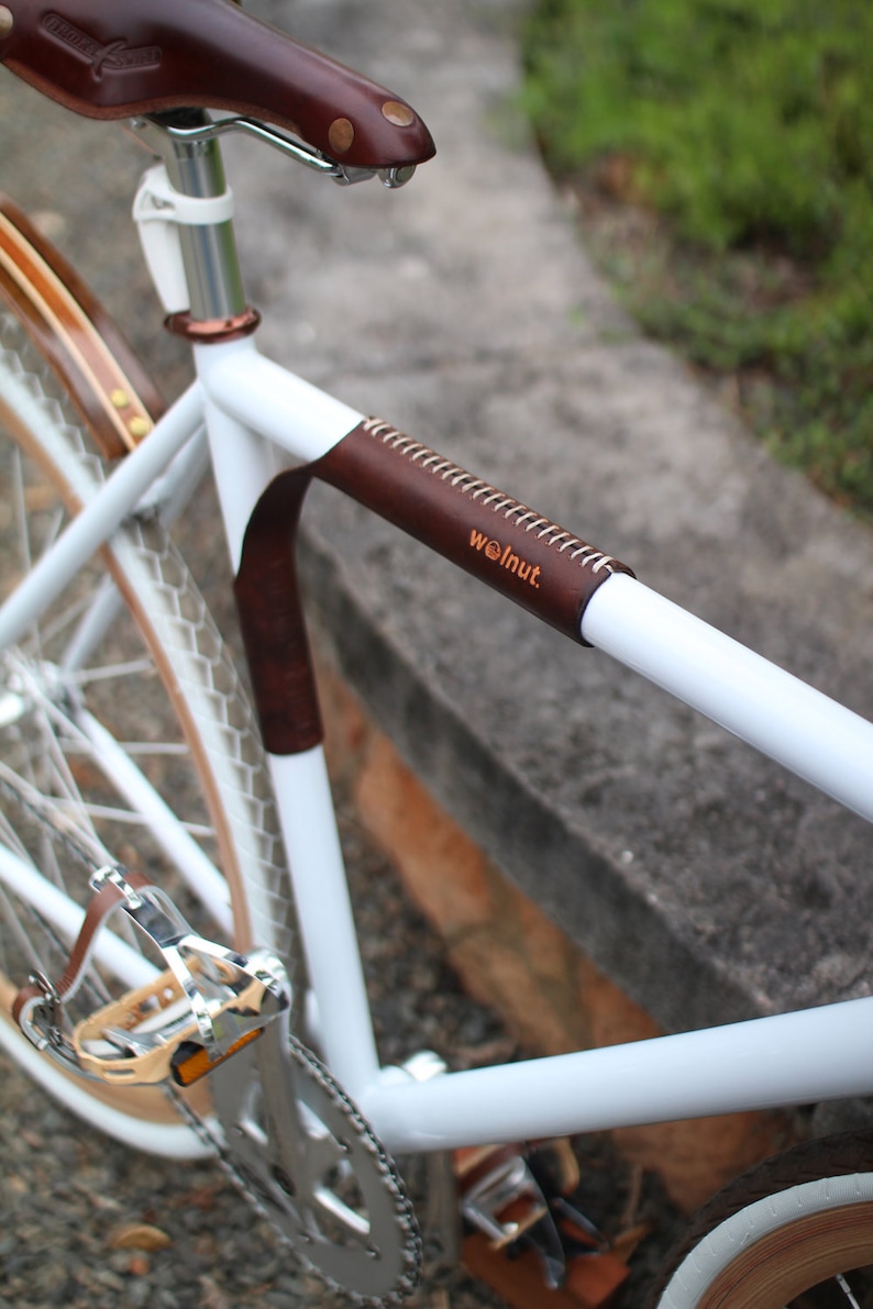 Leather Bicycle Top Protector Shoulder Pad And Carrier Image 0
