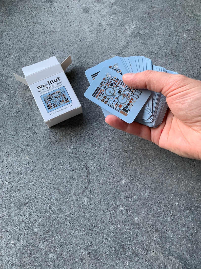 Travel Playing Cards Mini Deck of Cards Etsy