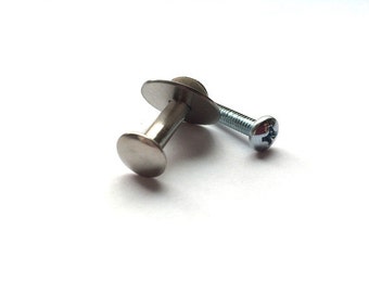 Drawer Pull Hardware Kit - Extra Parts for Leather Drawer Pulls