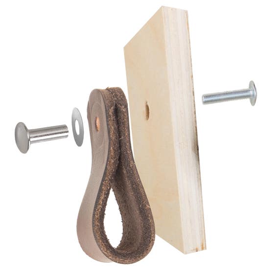 Drawer Pull Hardware Kit Extra Parts For Leather Drawer Etsy