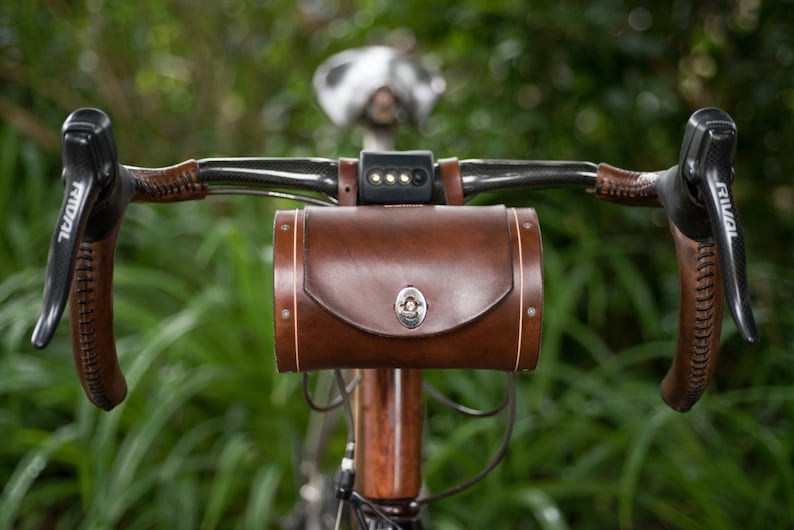 Bicycle Handlebar Bag the Barrel Bag Bicycle Bag Etsy