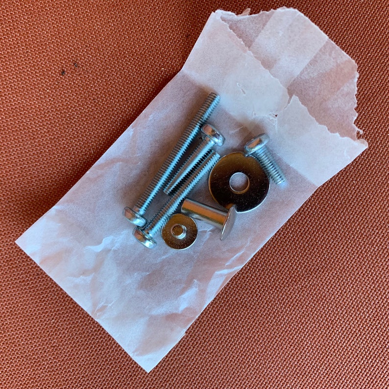 Drawer Pull Hardware Kit Extra Parts for Leather Drawer Pulls Nickel