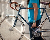 Bicycle Frame Handle - The "Little Lifter" - Leather Bike Handle - Bicycle Accessories