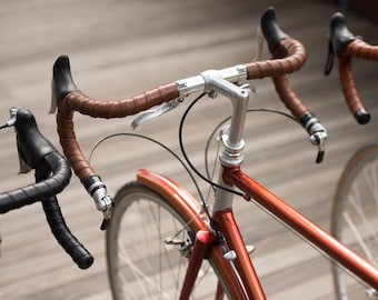 Veg-tan Leather Bicycle Handlebar Tape: Coil Bar Wraps New