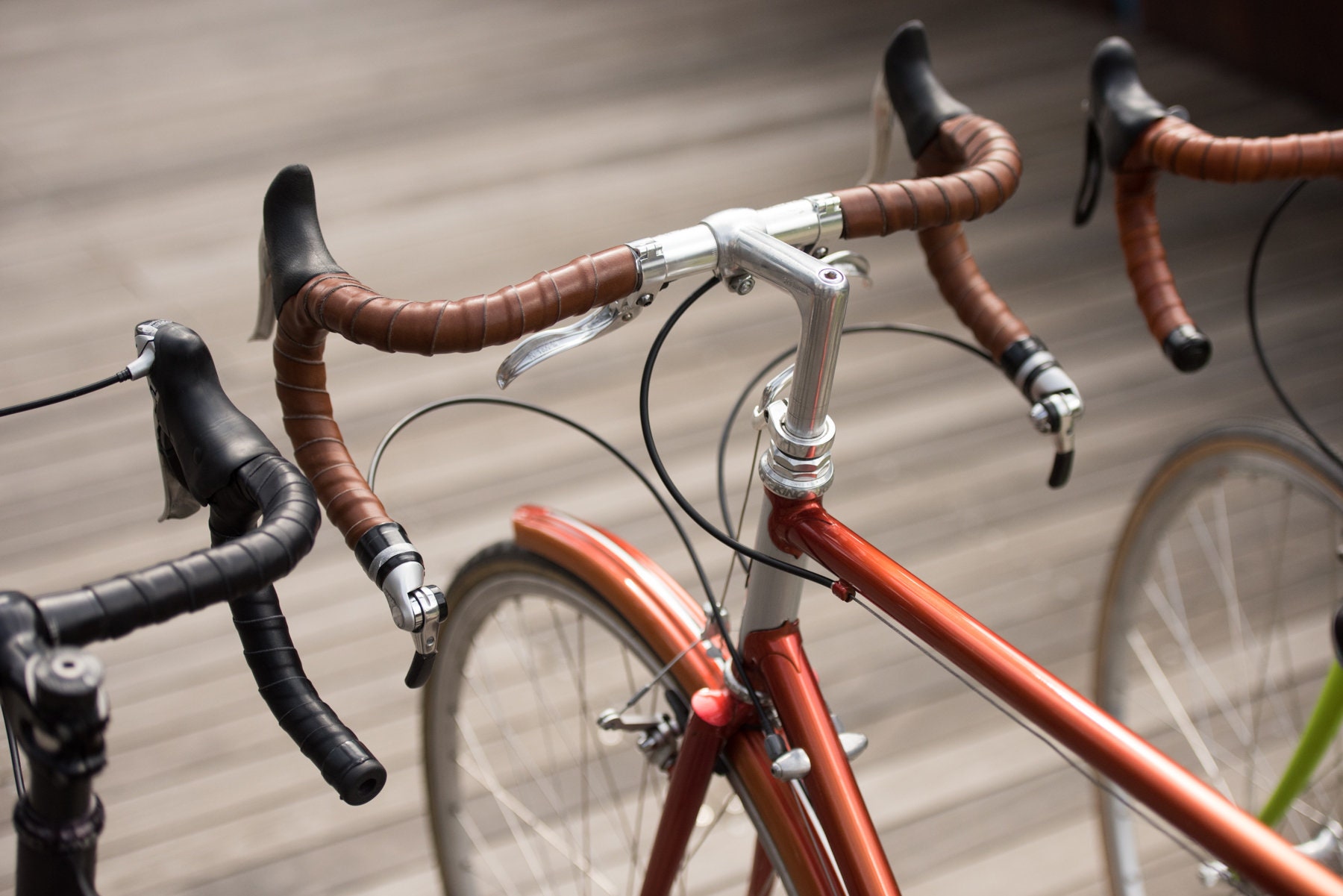 Ruban De Guidon Vélo En Cuir Synthétique | Longueur 190 Cm | Amorti Antidérapant | Couleurs Marron, Noir, Blanc, Rouge - 11
