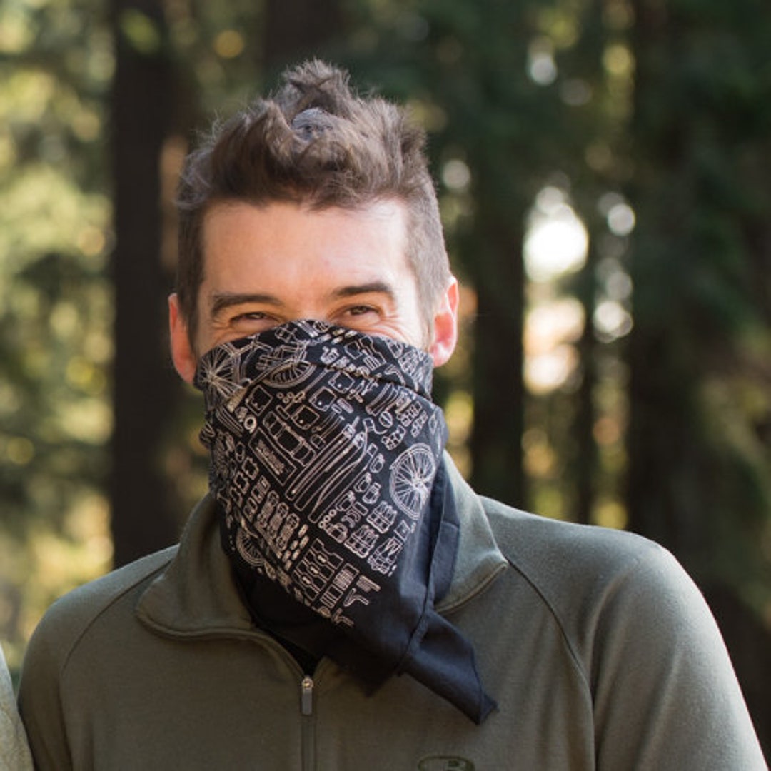 Print Bandana Face Mask Neckerchief -