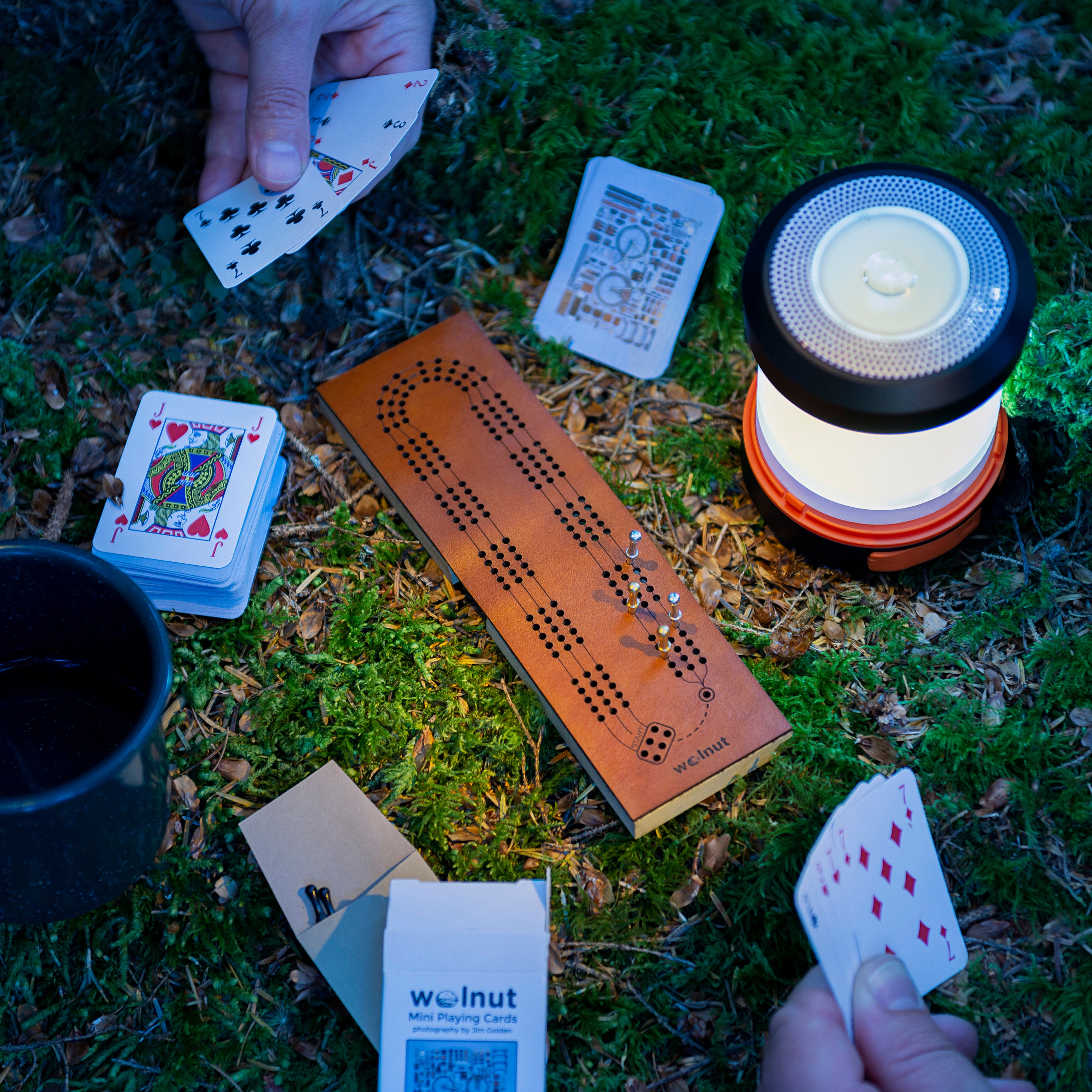 Pocket Leather Cribbage Board - Monograms Available - Personalized Deluxe Cribbage Board - Travel Game, Travel Gift