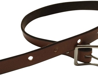 Ceinture en cuir pour installation de sac baril