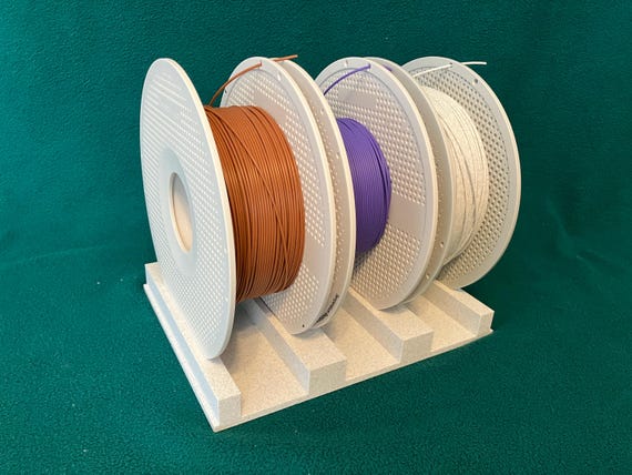 3D Printable Filament Spool Holder – Holds 3 Spools – STL Digital Download