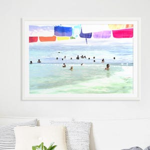 Abstract Art Photography // &quot;Things we do for love&quot; // Beach Photography // Rainbow Print // Beach People California // Beach Collage V