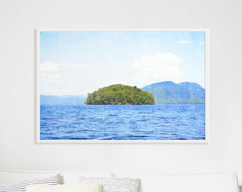 Landscape Photography // Nature Photography // Lake Photography for Modern Home // Wander & Adventure Print - "Greetings From Nowhere 3"